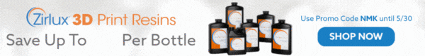 Zirlus 3D Print Resins - Save up to $70 per bottle